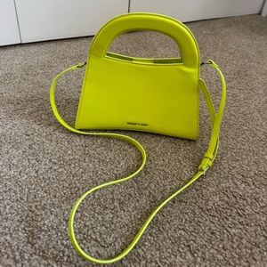 CHARLES & KEITH Bright Yellow Handbag